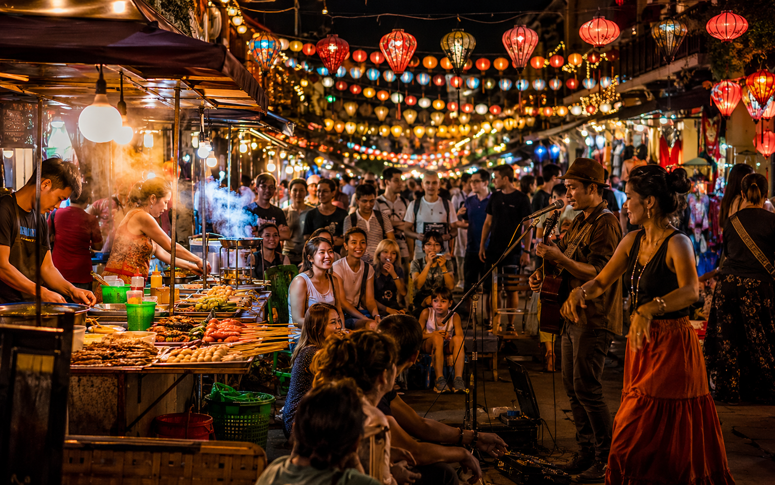 Night Markets and Street Entertainment Around the World